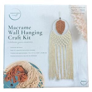 Macrame Wall Hanging Craft Kit DIY Boho Home Decor New in Box